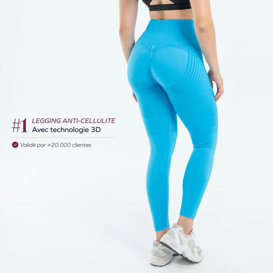 Legging 3D Nooelia© | Bleu