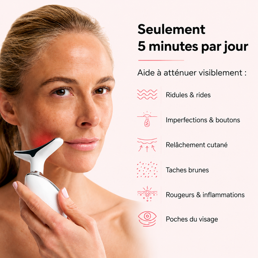 NOVEA™ – Sculpteur Visage Clinic-Tech LED & EMS 7-en-1