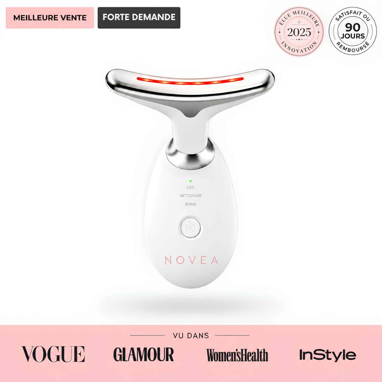 NOVEA™ – Sculpteur Visage Clinic-Tech LED & EMS 7-en-1