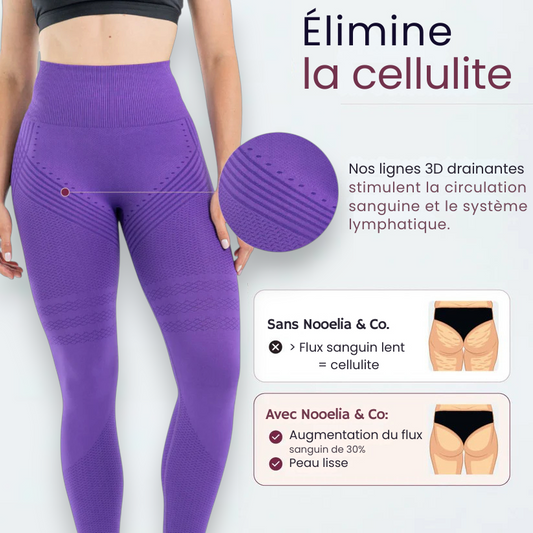 Legging 3D Nooelia© | Violet