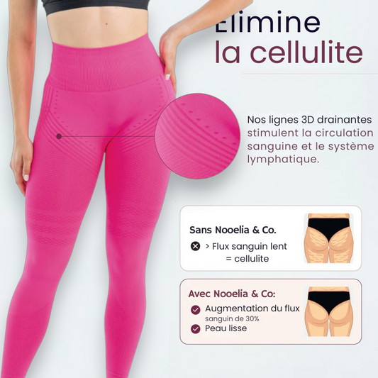 Legging 3D Nooelia© | Rose Pastel